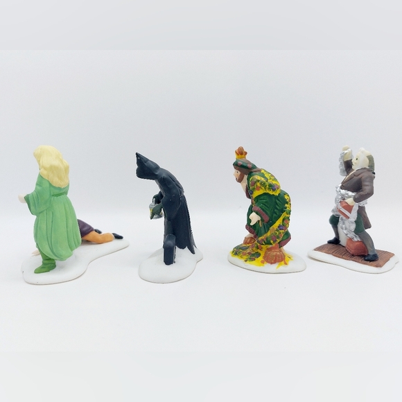 Vintage Dept 56 Christmas Carol Christmas SpiritDickens Village 4 figures - Picture 7 of 12
